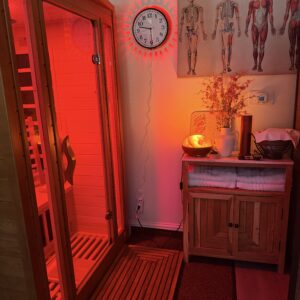 Add on: Infrared Sauna 15min-$10, 30min- $15, 45min-$25